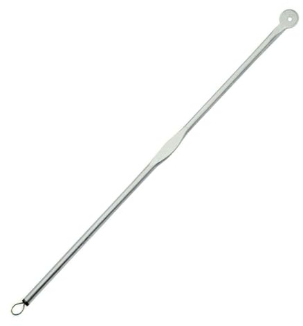 YNR Needle Acne Blackhead Remover Pimple Extractor Round Tool Pimple Spot Removal Tool Used to Remove Facial Blackheads and Pimples, Silver