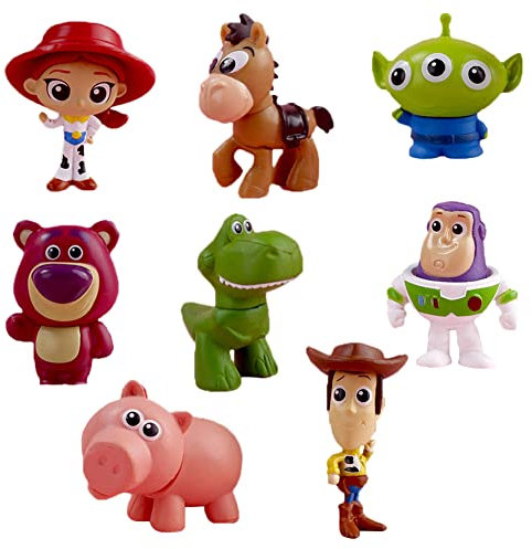 8PCS Toy Story Mini Figures, Toy Story Cake Toppers Cake Decoration, Mini Toy Story Figures Set for Boys Girls Birthday Party Babay Showers Celebration Supplies
