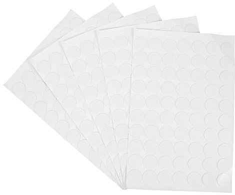 TOPPERFUN 300 Stück Transparente Doppelseitige Klebepunkte 20mm Durchmesser Stark Haftend Wiederverwendbar Für Fotos Dekoration Und Bastelarbeiten