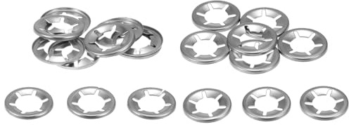 QUARKZMAN 20pz Interna Dente Stella Blocco Rondelle Set M14 M16 Pressione Rete Molle Rapido Velocità Chiusura Rondelle 304 Acciaio Inox Spingi Dadi