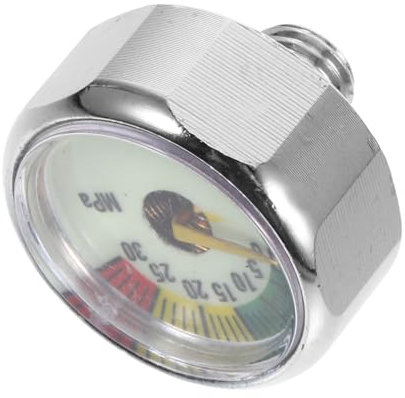 BESPORTBLE Manomètre pour Bouteille De Plongée sous-Marine Lumineux, Jauge De Profondeur Étanche 30m, Affichage Précis, Compatible Plongée Nocturne, Instrument De Mesure Submersible Fiable