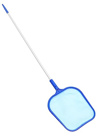 YARNOW Filet De Nettoyage De Piscine Portable pour Jardin, Épuisette 5 Sections en Aluminium, Maille Fine pour Ramassage Feuilles Et Débris, Outil Pratique pour Entretien Piscine Et Étang