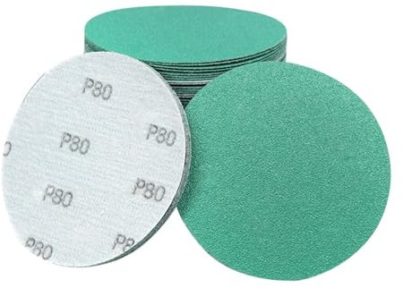 Dischi abrasivi, Dischi abrasivi, Dischi abrasivi verdi da 125 mm a secco e a umido GRIT 60-2000 Carta vetrata impermeabile con gancio e anello for levigatrici orbitali casuali DA (grana 1000)(120grit