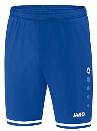 JAKO - Pantaloni Sportivi da Calcio, Unisex, Striker 2.0, Unisex - Bambini, Pantaloni Sportivi da Calcio., 4429, Royal/Bianco, 164