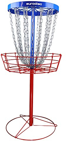 eurodisc Disc-Golf-Target Cestino da Golf a Disco Mobile Double Layer Chain DLC