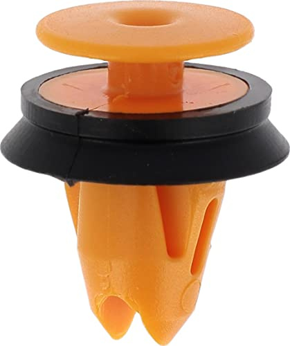 Agrafe de Panneau Garniture de Porte pour Véhicules Ford/Ford 8.4mm Poinçon, Lot de 6, Orange/Noir