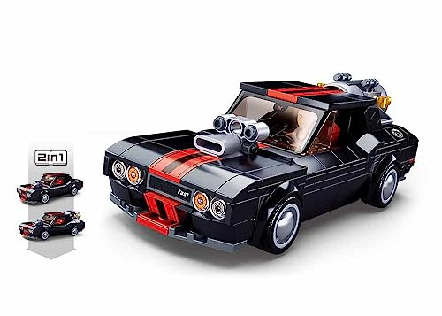 Sluban Klemmbausteine M38-B1085 Modified Car 2IN1 328PCS, Schwarz