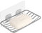 Uten Jabonera de Acero Inoxidable, Jabonera Baño Sin Taladrar Porta Esponja Autoadhesivo, Acero Inoxidable Resistente al Agua y al óxido, para Ducha/Tub/Pileta y Cocina