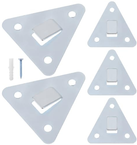 Housoutil Lot De 5 Supports Muraux pour Extincteurs avec Crochet De Fixation Sécurisé pour Sécurité Incendie À Domicile Et Bureau