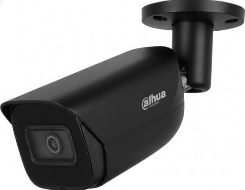 Dahua 8MP IP Bullet Camera (Black) – DH-IPC-HFW3841EP-AS, Starlight, PoE, Built-in Mic, WDR, Smart Motion Detection, IP67