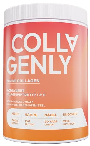 Collagenly Kollagen Pulver - Besten zur Unterstützung von Muskeln, Knochen und Gelenken - 300g