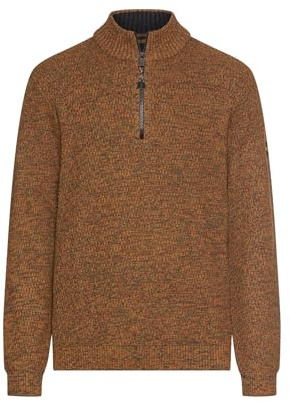 camel active herr stickad troyer med melerad struktur, Tim, L