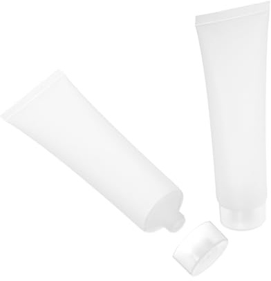 Generic 2 St Kosmetisk Flaska Makeup Resebehållare Resestorlek Behållare Resetoalettflaskor Plast Resebehållare Återfyllningsbar Krämflaska Minilotionflaskor Reseflaskor