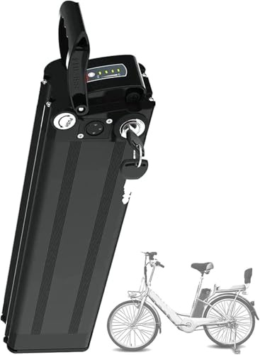 Batterie De Vélo Électrique 36V Batterie E-Bike 36V 10Ah/13Ah/15Ah/20Ah pour Vélo Électrique Pliable, Batterie Lithium-ION Amovible avec Chargeur pour Moteurs 250W/500W/750W