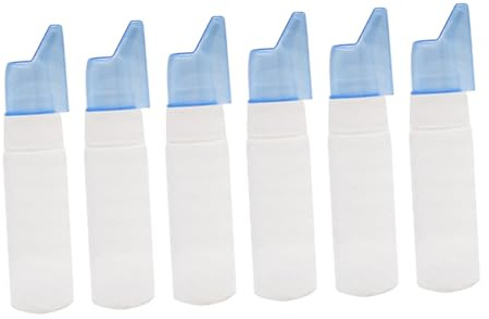 ELAYARD 6pezzi Flaconi Spray Portatili in Plastica Vuoti Flaconi Spray Per Viaggi in Casa Nasali Portatili Per Nebulizzazione e Riutilizzo