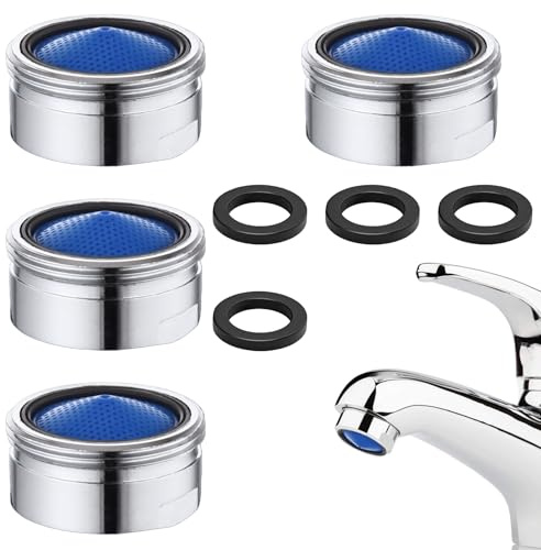 4 Pièces MousseurRobinet M22,MousseurRobinet,Mousseur Robinet Cuisine,Embout Robinet Salle De Bain,Wasserfilter Wasserhahn Sieb EinsatzPour Robinetterie Dans La Cuisine Et La Salle De Bain