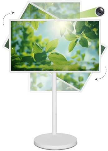 Monitor táctil Inteligente de 24 27 32 Televisor portátil 1080p/4K 4+64 GB/8+128 GB Android 12/13 para Interiores Exteriores(27in,8+128GB(1080P))