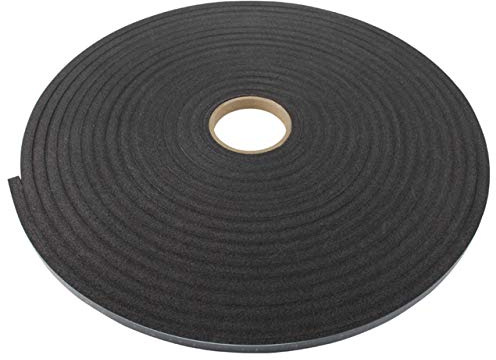 KLEBESHOP24 Schaumband anthrazit einseitig selbstklebend 8 mm x 9 mm x 10 m | Dichtband zum Abdichten, Abdämpfen, Puffern etc.