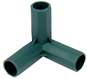 Gardening Will 10Pcs 3 Way 16mm Elbow PVC Pipe Fitting Build Heavy Duty Greenhouse Frame Furniture Connectors Tent Connection