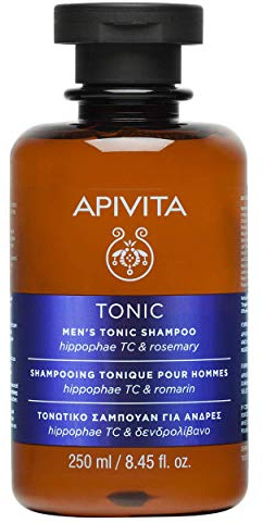 Apivita Mens Tonic Shampoo With Hippophae Tc And Rosemary 250ml