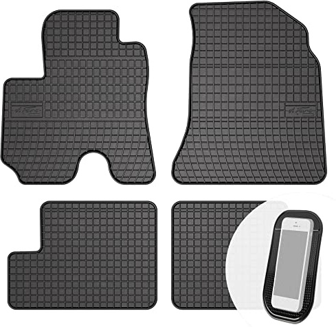 moto-MOLTICO Gummimatten Auto, 4-teiliges Set, Allwetter Gummi Fußmatten, Antirutsch & Wasserfest Autoteppiche - passend für Toyota RAV 4 II 2000-2005