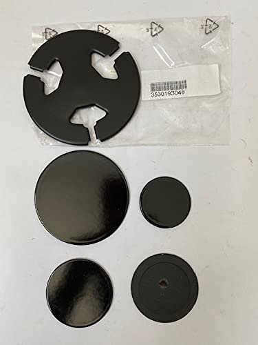 KIT 4 piattelli COMPATIBILI CON REX+ piattello tripla corona per piano cottura e cucina a gas KIT SA 286