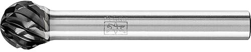 PFERD TOOLS Hartmetall Hochleistungsfrässtift STEEL Kugel KUD Ø 10x09 mm Schaft-Ø 6 mm HICOAT für Stahl