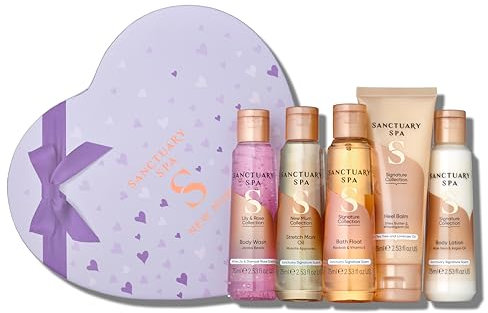 Sanctuary Spa Mum to Be Heart Box, Vegan, Gift For Women, Her, Baby Shower