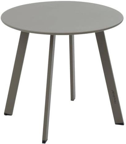 Hespéride - Runder gartenbeistelltisch saona Kaffee 50 x 45cm aus Stahl