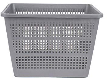 Iflo Wasserpflanzenkorb, 25x25x18 cm, für Gartenteiche, geeignet für Teichpflanzen wie Seerosen, Kunststoff, Teichpflanzenkorb, Gartenteich (3)