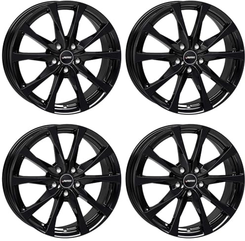 4x jantes en aluminium Autec BRIXEN 7.0x17 ET51 5x100 Schwarz