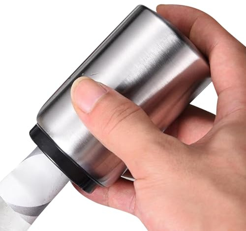 Abrebotellas de acero inoxidable,Abridor de botellas magnético - Abridor de botellas de cerveza magnético,No daña la tapa hacia abajo y el recogedor de tapa magnético desplegable para bar, hogar, picn