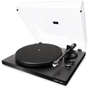 Argon Audio TT MK2 Turntable, Built-in Phono Pre-amp, Audio Technica Cartridge, 33/45 RPM, Black