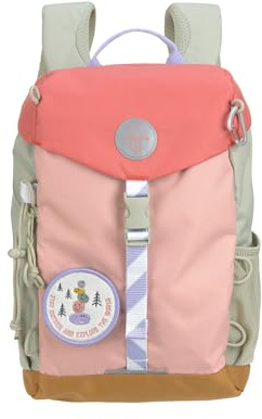 LÄSSIG Kinderrucksack Wanderrucksack Kindergartenrucksack, 9 Liter, ab 3 Jahre, 9 Liter/Mini Outdoor Backpack Sunny Explorer Rose/Pink