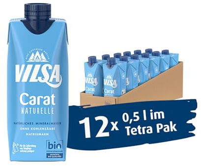 VILSA Carat Naturelle Bio, 12 x 0,5 l Tetra Pak