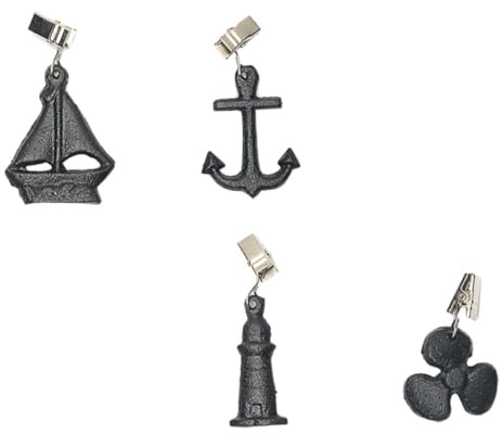 TIDTALEO Abrazaderas para Manteles De Hierro Resistente Diseño Vintage Estilo Clips Antideslizantes para Picnic y Jardín Decoración y Sujeción Exterior