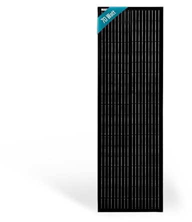 BERGER PX Solarpanel | starres Solarmodul 70 W bis 150 W PV Modul robust & wetterfest | Ultraleichtes Solar Panel für Camping & Outdoor | Hoher Wirkungsgrad 23 % (70 W)