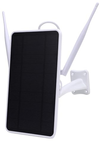 Cuifati 6W Solar Powered 4G LTE Modem Router, IP66 Water Proof Outdoor Solar Router Repeater Supports 8 Devices (EU Version)