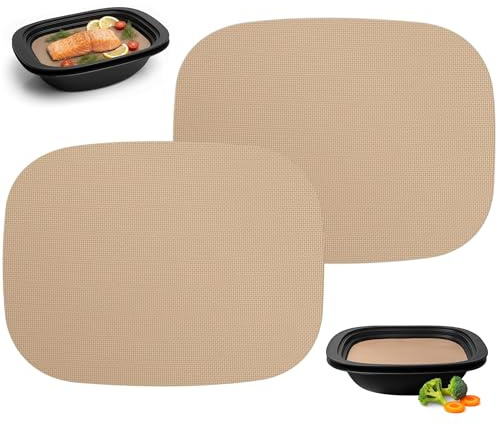 Zuuyye Dauerbackfolie für Thermomix TM7 Varoma, 2 Stück Wiederverwendbares Dauerbackpapier & Backunterlage, Antihaft Hitzebeständig 250°C, Spülmaschinenfest