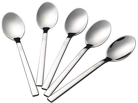 Fosly 12 Pezzi Cucchiaini da tè Acciaio Inox, Mini Cucchiai