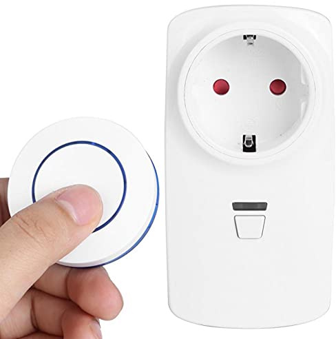 Gedourain Presa Wireless, Presa Telecomando Senza per Luce(Telecomando Blu)