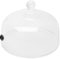 Smoking Cloche Dome Cover, Transparent Glass Cake Dome, Clear Food Cover for Infuser Smoker Smoking Infusion Plates Bowls and Glasses Cocktail Display