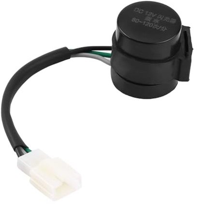 Jadeshay Signalblinker 3-Poliger, Blinker Relais für LED Blinker Runder Blinker Relais Motorrad Signal Blinker 12V für GY6 50-250cc Motorräder Roller Moped ATV