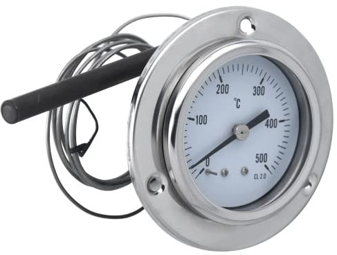 Aiyomi Termómetro de horno con sondas de acero inoxidable para horno, pizza, barbacoa, 0-500 ℃