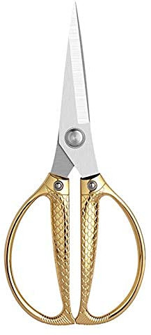 Küchenschere, Küchenschere, Edelstahl, Nähen, Sticken, Schneiderschere, Schneider, Leder (Gold)