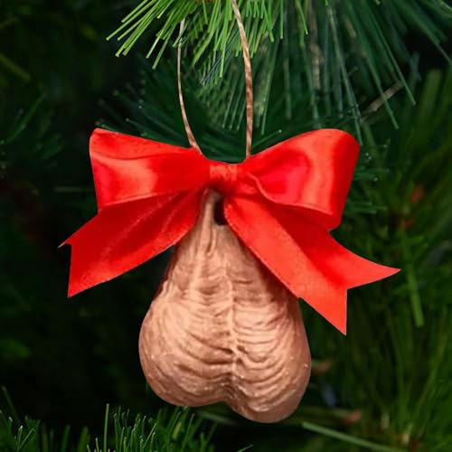 Funny 3D Christmas BallBalls Christmas Decoration Pendant, Christmas Tree Decor Hanging Ornament, Handmade Hanging Craft Santa Christmas Tree Ornaments for Home Holiday Decor (3D Egg A)