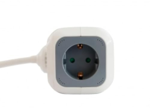 3GO Regleta Enchufes Cubo REG4CUBEUSB 4 Enchufes