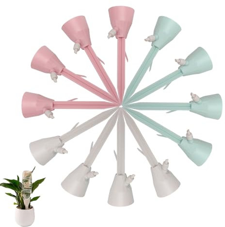 Atsmoce®12 Pcs Set di Irrigazione Automatica, Sistema di Irrigazione Regolabile, Irrigatori a Goccia, Irrigazione Lenta e Precisa per Piante/Vasi Giardino, adatto per maggior parte delle bottiglie