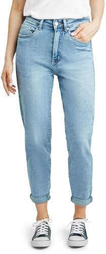 Fraternel Damen Jeans Hose Momfit Used Relaxed fit Hellblau XL