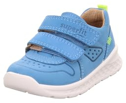 Superfit Sneaker Breeze da Ragazzo, Azzurro Giallo 8400, 21 EU
